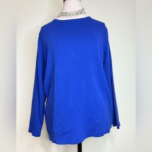 Ralph Lauren Royal Blue Long Sleeve Tee 100% cotton in size 1X